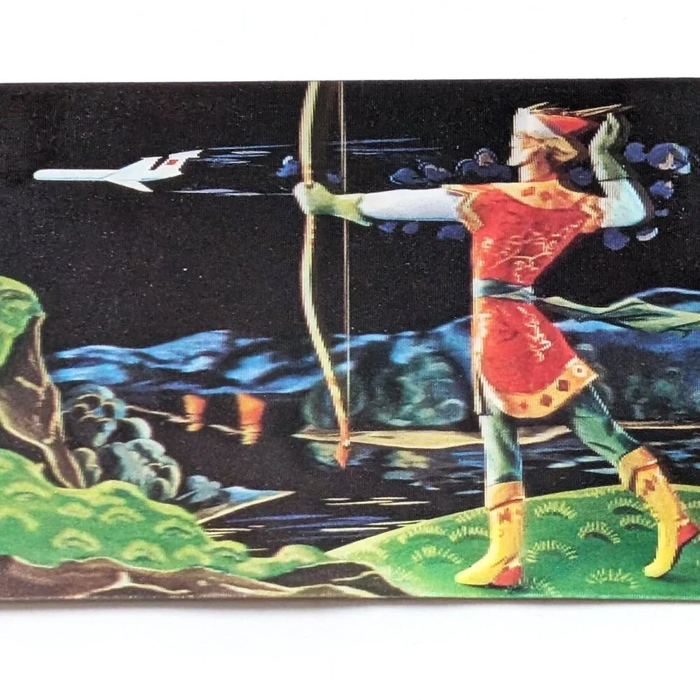 Soviet USSR 3D Stereo Lenticular Pocket Calendar Aeroflot Ivan Czarevich 1974